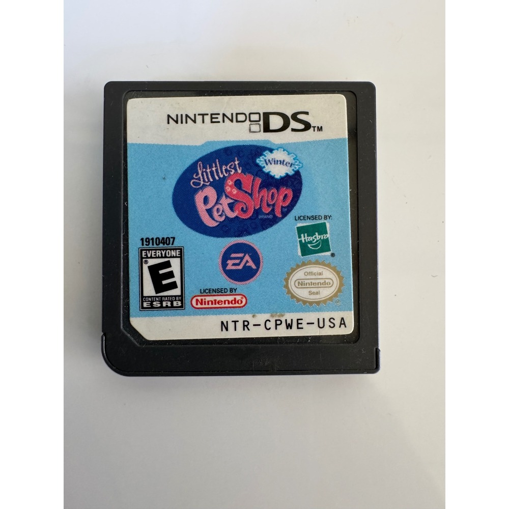 Littlest Pet Shop Winter Nintendo DS Game Cartridge NTR-CPWE-USA EA Hasbro Kids